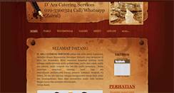 Desktop Screenshot of daracatering.com